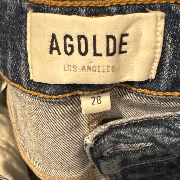 Distressed Agolde Riley Jeans - Picture 7 of 9
